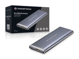Conceptronic HDE01G drevkabinet SSD kabinet Grå M.2