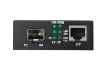 Digitus DN-82130 netværksomformer til medie 1000 Mbit/s Sort