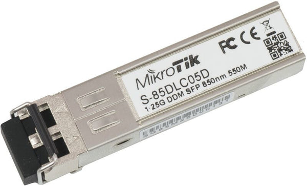 Mikrotik S-85DLC05D modul til netværksmodtager 1250 Mbit/s SFP 850 nm