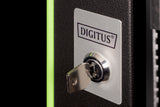 Digitus DN-19 16-U-SW stativ 16U Vægmonteret stativ Sort