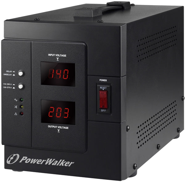 PowerWalker AVR 3000/SIV spændingsregulator 230 V Sort