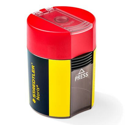 Staedtler Manuel blyantspidser Sort, Rød, Gul