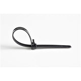 StarTech.com CBMZTRB8BK kabelsamler Udløselig kabelbinder Nylon, Plast Sort 100 stk