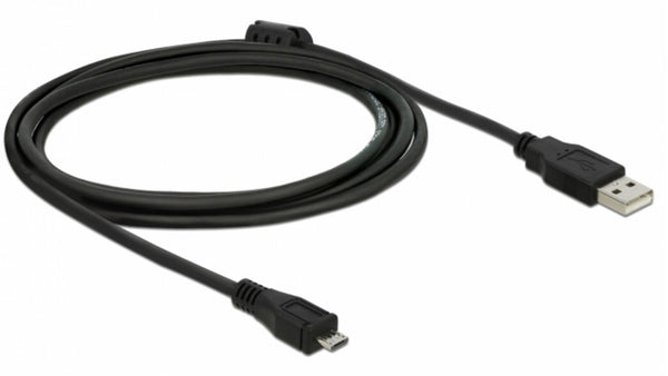 DeLOCK 82335 USB-kabel USB 2.0 2 m USB A Micro-USB B Sort