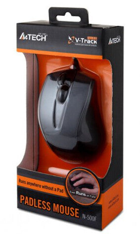 A4Tech N-500F mus Kontor Højre hånd USB Type-A V-Track 1600 dpi