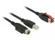 DeLOCK 85487 USB-kabel USB 2.0 1 m USB B 0,48 Gbit/sek. Sort