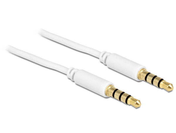DeLOCK 83441 lydkabel 2 m 3.5mm Hvid
