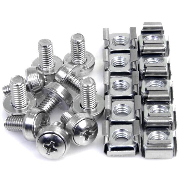 StarTech.com CABSCREWM6 skrue/bolt 12 mm 50 stk M6