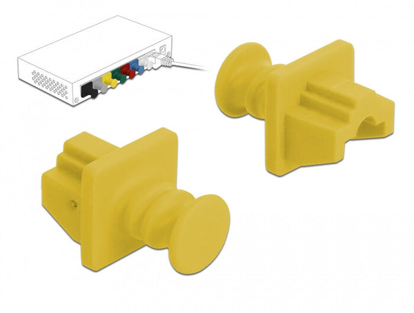 DeLOCK 86511 portstøvdæksel 10 stk RJ-45