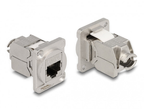 DeLOCK 87818 kabelsamler RJ-45 Rustfrit stål