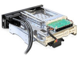DeLOCK 47209 drive bay panel 13,3 cm (5.25") I/O panel med porte Sort