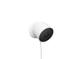 Google Nest Cam IP-sikkerhedskamera Indendørs & udendørs 1920 x 1080 pixel Væg