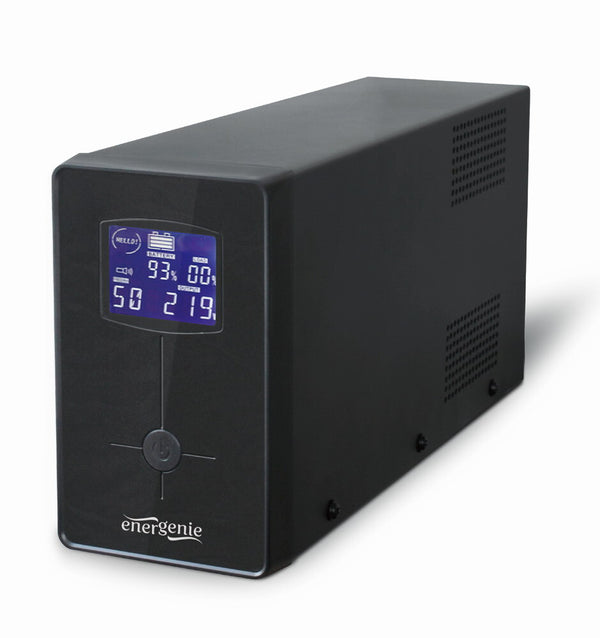 Gembird EG-UPS-033 UPS-enhed Interaktivt indgangsstik 1,2 kVA 720 W 3 AC stikkontakt(er)