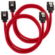 Corsair CC-8900254 SATA-kabel 0,6 m Sort, Rød