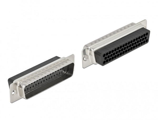 DeLOCK 66712 kabelsamler D-Sub HD 50 Pin Sort, Sølv