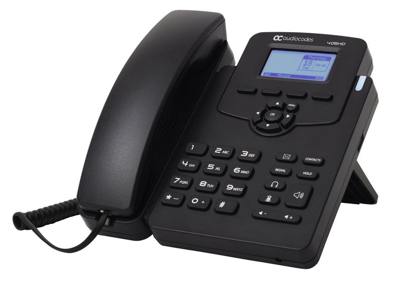 AudioCodes 405 IP-telefon Sort 2 Linier LCD
