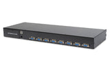 Digitus DS-72211-2US rack-konsol 48,3 cm (19") 1366 x 768 pixel Sort 1U
