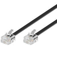 Goobay 10m RJ-11 Cable Sort