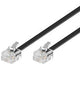 Goobay 10m RJ-11 Cable Sort