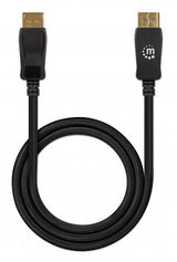 Manhattan 353618 DisplayPort kabel 2 m Sort