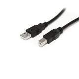 StarTech.com USB2HAB30AC USB-kabel USB 2.0 9 m USB A USB B 0,48 Gbit/sek. Sort