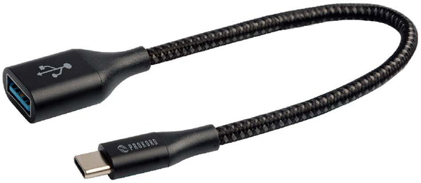 Prokord USBC-AA USB-kabel USB 3.2 Gen 1 (3.1 Gen 1) 0,15 m USB A Sort