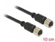 DeLOCK 12689 sensor- & aktuatorkabel 0,1 m M8 Sort