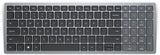 DELL KB740 tastatur Kontor RF trådløs + Bluetooth QWERTZ Tysk Grå, Sort