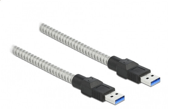 DeLOCK 86775 USB-kabel USB 3.2 Gen 1 (3.1 Gen 1) 1 m USB A 5 Gbit/sek. Sølv