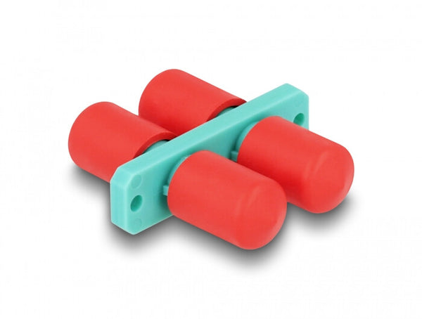 DeLOCK 87936 fiber adapter ST/ST 1 stk Turkisfarve