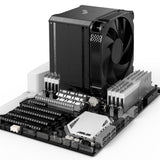 Jonsbo HX6250 Processor Køleplade/køler 14 cm Sort 1 stk