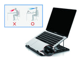 Conceptronic THANA ERGO S, Laptop Cooling Stand Laptop stativ Grå 39,6 cm (15.6")