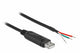 DeLOCK 90428 serielkabel Sort 2 m USB 2.0 RS-232