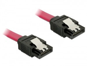DeLOCK 82677 SATA-kabel 0,5 m Rød