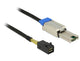 DeLOCK 83620 Serial Attached SCSI (SAS)-kabel 1 m 6 Gbit/sek.