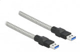 DeLOCK 86776 USB-kabel USB 3.2 Gen 1 (3.1 Gen 1) 2 m USB A 5 Gbit/sek. Sølv