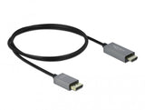 DeLOCK 85928 videokabel adapter 1 m DisplayPort HDMI Sort, Grå