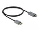 DeLOCK 85928 videokabel adapter 1 m DisplayPort HDMI Sort, Grå