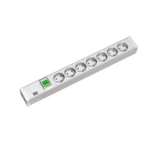 Bachmann 333.000 overspændingsbeskytter Hvid 7 AC stikkontakt(er) 2 m