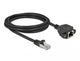 DeLOCK 87001 netværkskabel Sort 2 m Cat6a S/FTP (S-STP)