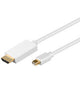 Goobay 1m Mini DisplayPort / HDMI Cable Hvid