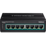 Trendnet TI-PG80B netværksswitch Gigabit Ethernet (10/100/1000) Strøm over Ethernet (PoE) Sort