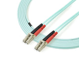 StarTech.com 450FBLCLC3 InfiniBand og fiberoptisk kabel 3 m LC Turkisfarve
