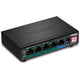 Trendnet TPE-TG51G netværksswitch Gigabit Ethernet (10/100/1000) Strøm over Ethernet (PoE) Sort