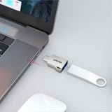 UNITEK A1025GNI kabel kønsskifter USB C USB A Sølv