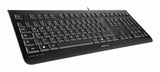 CHERRY KC 1000 tastatur Universel USB AZERTY Belgisk Sort