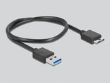 DeLOCK 42011 drevkabinet HDD/SSD kabinet Sort 2.5"