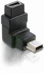 DeLOCK Adapter USB-B mini USB-B mini 5-pin Sort