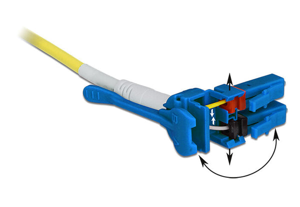 DeLOCK 85084 InfiniBand og fiberoptisk kabel 2 m LC Gul