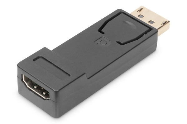 Digitus DB-340602-000-S kabel kønsskifter DP HDMI Type A Sort